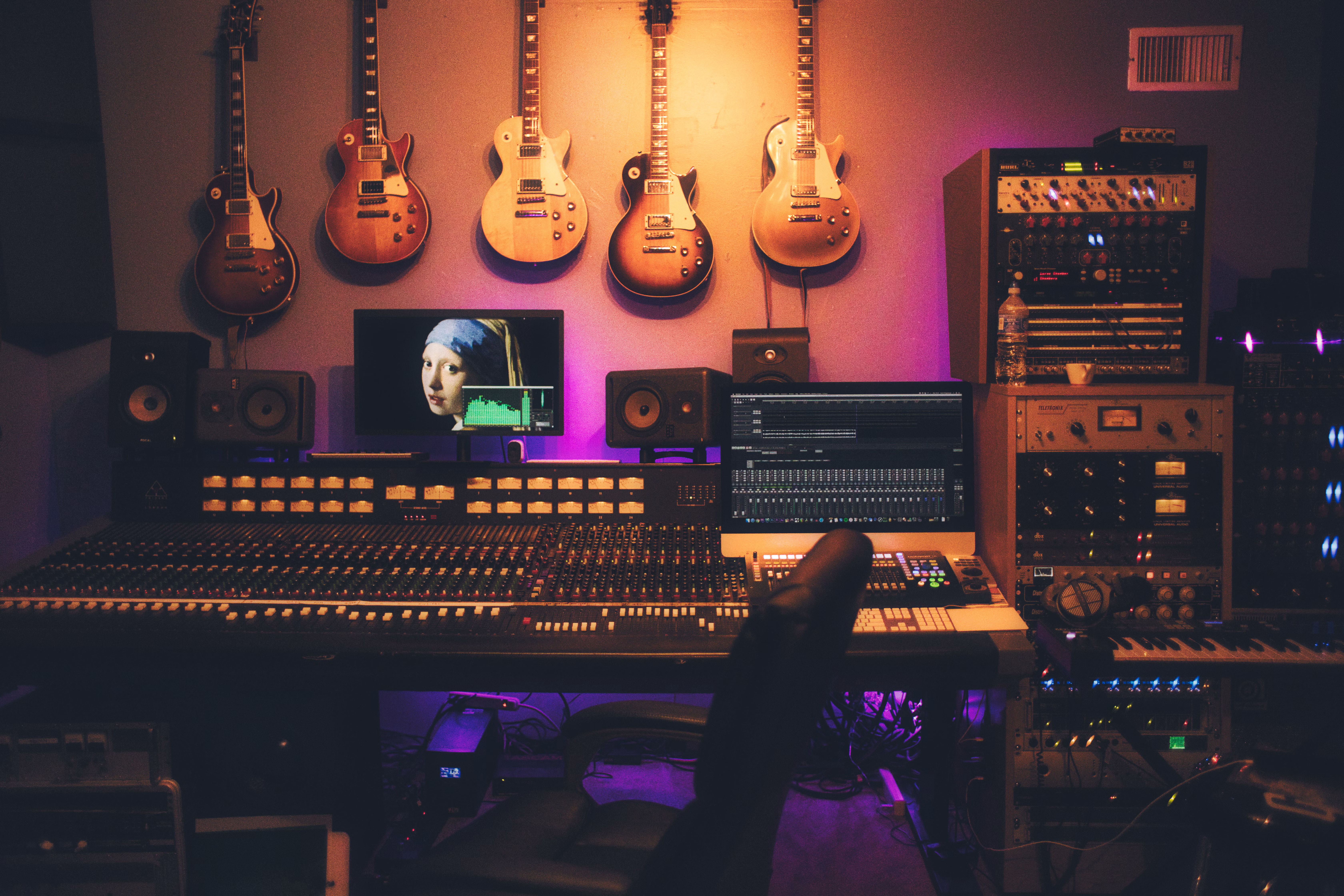 Professional creative studio setup